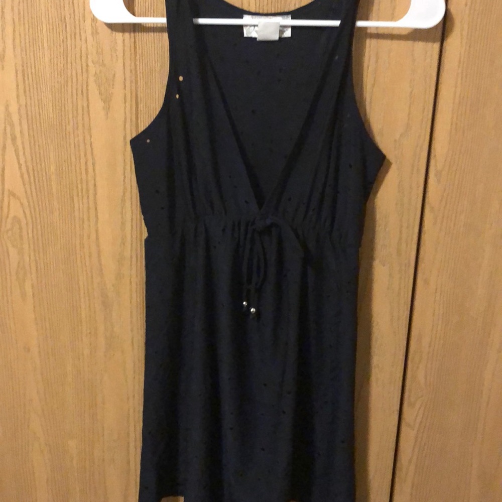 Navy blue woman’s size medium swim cover up